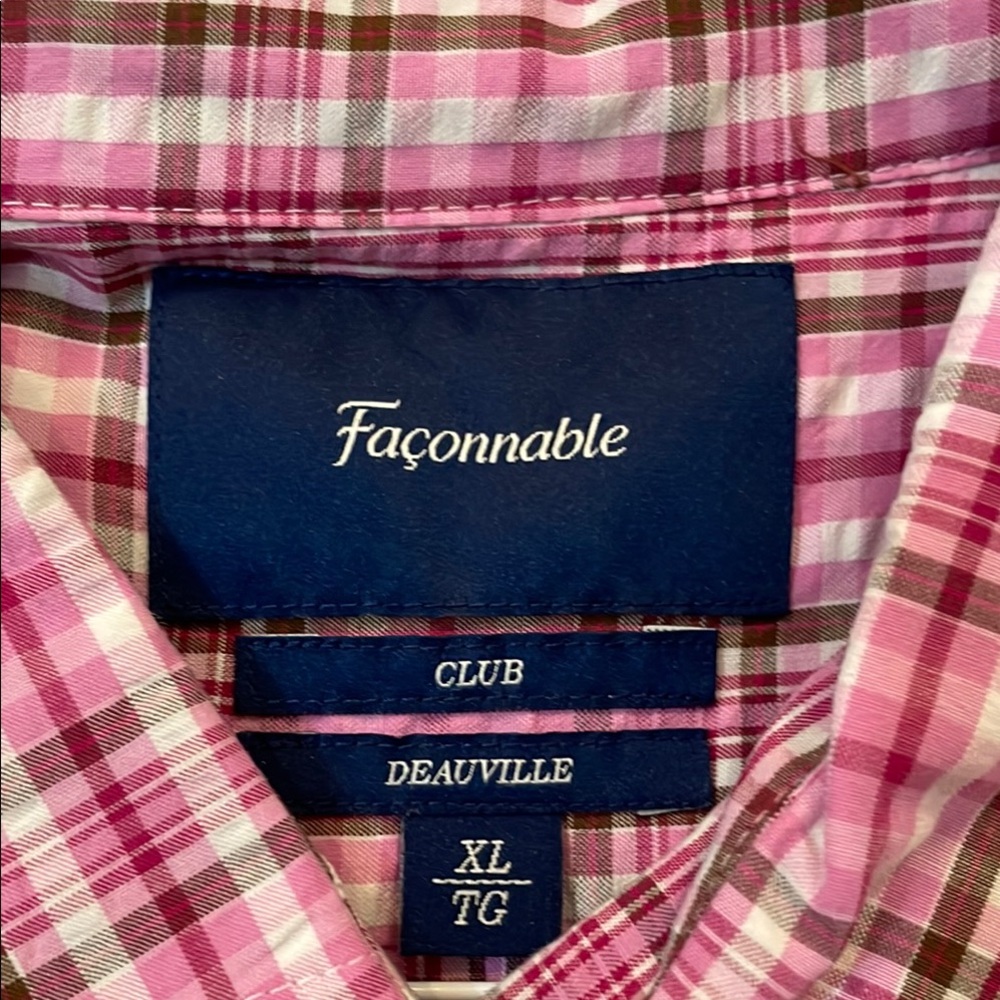 Faconnable Pink Casual Shirt